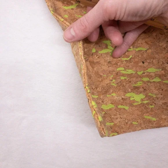 Anthropologie Tote Bag Women OS Brown Neon Green Cork Holding My Own Graphic - Picture 7 of 9